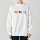 yuNN3のドット絵 ３柴キック Heavyweight Crew Neck Sweatshirt