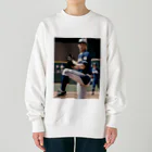 りん　チャンネルのAI野球 Heavyweight Crew Neck Sweatshirt