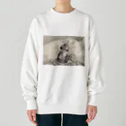 hippoのミニシュナかごめは布団も好き Heavyweight Crew Neck Sweatshirt