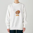 息子画伯のから揚げ Heavyweight Crew Neck Sweatshirt