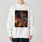 hot_calpisの夜桜 Heavyweight Crew Neck Sweatshirt