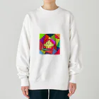 ピヨ☆ショップの角形に囲まれた世界 Heavyweight Crew Neck Sweatshirt