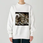 Moichi Designs Shop-2023の龍虎双舞 Heavyweight Crew Neck Sweatshirt