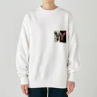 YA'sのYA'sデザイン『Y Y』 Heavyweight Crew Neck Sweatshirt