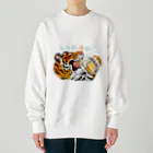 タタナ幻獣館の毎日飲酒獣 Heavyweight Crew Neck Sweatshirt