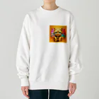 810aoの開運猫 Heavyweight Crew Neck Sweatshirt