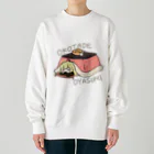 usabit.のぐっず屋さんのOKOTADE OYASUMI Heavyweight Crew Neck Sweatshirt