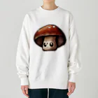 HeartyTimeのキノコくん Heavyweight Crew Neck Sweatshirt