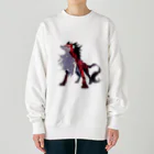 SCL_UMA_Crew_ProjectのデジタルUMA：ジェヴォーダンの獣 Beast of gevaudan Heavyweight Crew Neck Sweatshirt