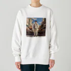 霧咲@AIイラストのAIイケメン1 Heavyweight Crew Neck Sweatshirt