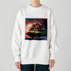 respect-tの幻想的な家 Heavyweight Crew Neck Sweatshirt