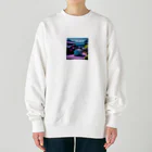 ta95の五箇山合掌造り集落（岐阜県）を旅するワーゲンバス Heavyweight Crew Neck Sweatshirt