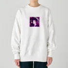 360の和風サイバーデザイン Heavyweight Crew Neck Sweatshirt