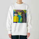 🇪🇪トロオドン🇪🇪のゴジラジオ Heavyweight Crew Neck Sweatshirt