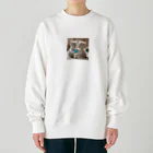 xwd28の双子の子猫 Heavyweight Crew Neck Sweatshirt