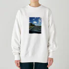 YASUE ABE JPのSend your location Heavyweight Crew Neck Sweatshirt