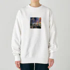 DROOMの都会の夜 Heavyweight Crew Neck Sweatshirt