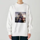 シルバームーンコーストの銀髪美女シリーズ4 Heavyweight Crew Neck Sweatshirt