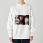 Soundの雪国のウサギ Heavyweight Crew Neck Sweatshirt