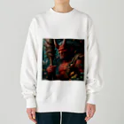 ふみことばの鬼の安らぎ Heavyweight Crew Neck Sweatshirt