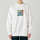 クロスクリエイティブの琉球美女の秘密 Heavyweight Crew Neck Sweatshirt