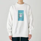 kuma310のカワイイ歯のキャラクターが登場！ Heavyweight Crew Neck Sweatshirt