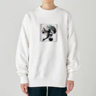 murankoの芸術的なバスケットボール Heavyweight Crew Neck Sweatshirt