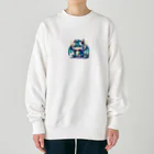 可愛らしいドラゴンのイラストグッズ店の可愛らしいドラゴンマスコット Heavyweight Crew Neck Sweatshirt