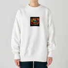 k.a.u.j.7のおしゃれでユニークなハロウィンの風景が広がります Heavyweight Crew Neck Sweatshirt