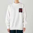 oortclouds shopの"Not Today."今日はダメ。のロゴ入りフレブルのイラストです。 Heavyweight Crew Neck Sweatshirt