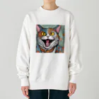 washi-and-washichanのゲス猫 Heavyweight Crew Neck Sweatshirt