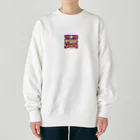 たてっぴのショップの思い出の世界へタイムトラベル！ Heavyweight Crew Neck Sweatshirt