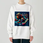 k.a.u.j.7の「サルFUNKY」 Heavyweight Crew Neck Sweatshirt