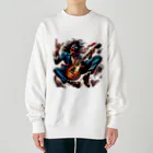 ロック堂のロックスター Heavyweight Crew Neck Sweatshirt