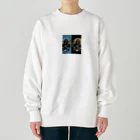 X_TK_Xのカメラを改造するおじさん Heavyweight Crew Neck Sweatshirt