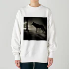 狼ショップの影の舞踏者 Heavyweight Crew Neck Sweatshirt