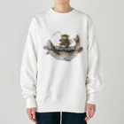 心の森ミュージアム　遊童館のおおいわな Heavyweight Crew Neck Sweatshirt