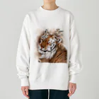 WOLFPACKplusの優美なベンガルトラ Heavyweight Crew Neck Sweatshirt