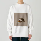 ai美女ショップのちっちゃいﾊﾘﾈｽﾞﾐ🦔 Heavyweight Crew Neck Sweatshirt