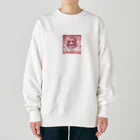 diet___llcのゆめかわドットちゃん Heavyweight Crew Neck Sweatshirt