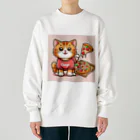 いろいろTOSIVOのピザでも食っとけや！ねこピザパーティーの開催です Heavyweight Crew Neck Sweatshirt