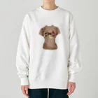 ファンシーTシャツ屋の水玉メガネ柄シャツ Heavyweight Crew Neck Sweatshirt