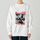 R&N Photographyのボクシングは人生だ Heavyweight Crew Neck Sweatshirt