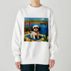 小物屋の夏色シーズー Heavyweight Crew Neck Sweatshirt