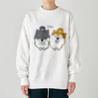 しぇるーののむっちり柴犬くん Heavyweight Crew Neck Sweatshirt