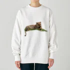 mayura_photoの若いオスライオン Heavyweight Crew Neck Sweatshirt