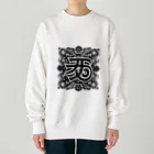 h-takujirouの梵字「クリーク」 Heavyweight Crew Neck Sweatshirt