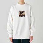 ototeck86のマッスルアメリカンホークス Heavyweight Crew Neck Sweatshirt