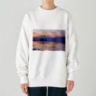 空が好きのある日の朝焼け Heavyweight Crew Neck Sweatshirt