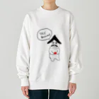 jonumeのりんごをおすすめするてらくん Heavyweight Crew Neck Sweatshirt